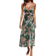 Dreamers Midi Dress - Green Floral