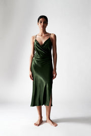 Monte Midi Dress - Olive