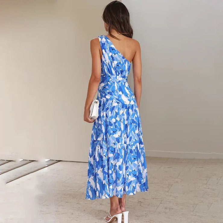 Jayma Maxi Dress - Blue Floral