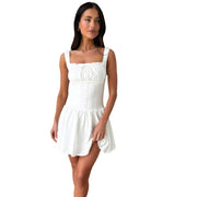 Christa Ruffle Mini Dress