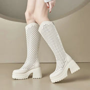 Air Mesh Platform Boots