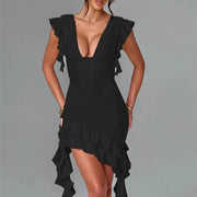 Flirty Ruffle Mozision Dress