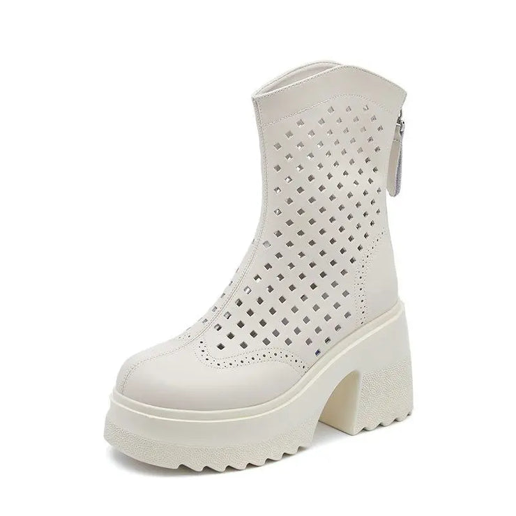 Air Mesh Platform Boots