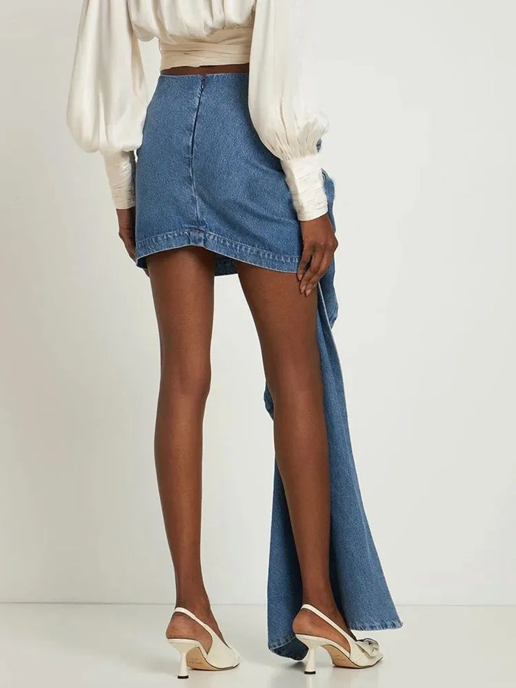 Gala Chic Denim Skirt