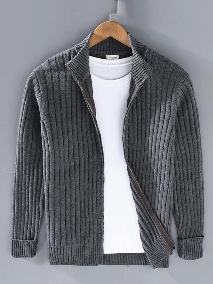 Lorenzo Zip Cardigan