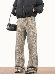 Ocelot Printed Jeans