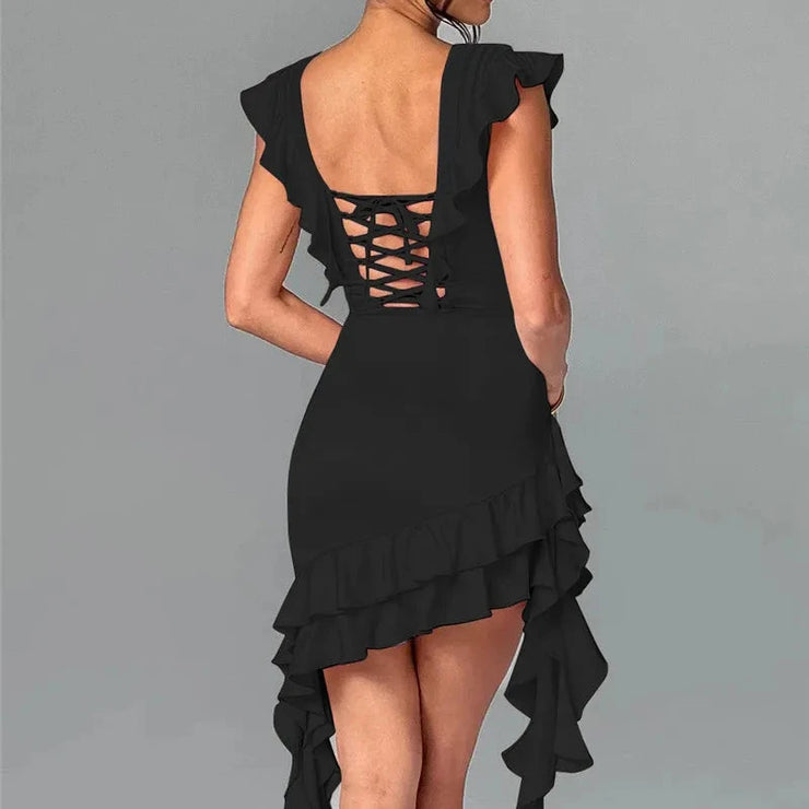 Flirty Ruffle Mozision Dress