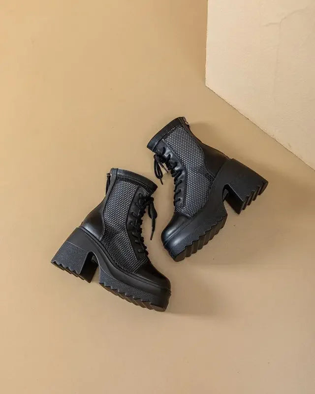 Breathable Mesh Casual Ankle Boots