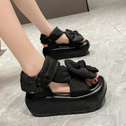 Butterfly Knot Platform Sandals