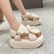 Butterfly Knot Platform Sandals