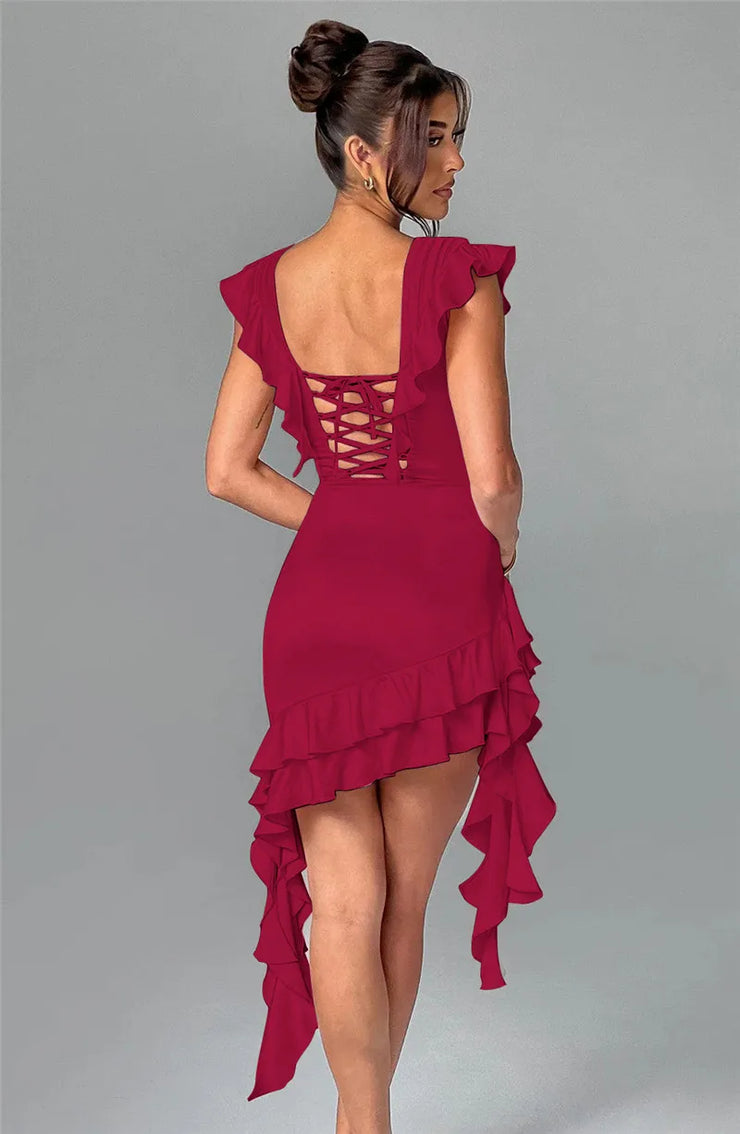 Flirty Ruffle Mozision Dress