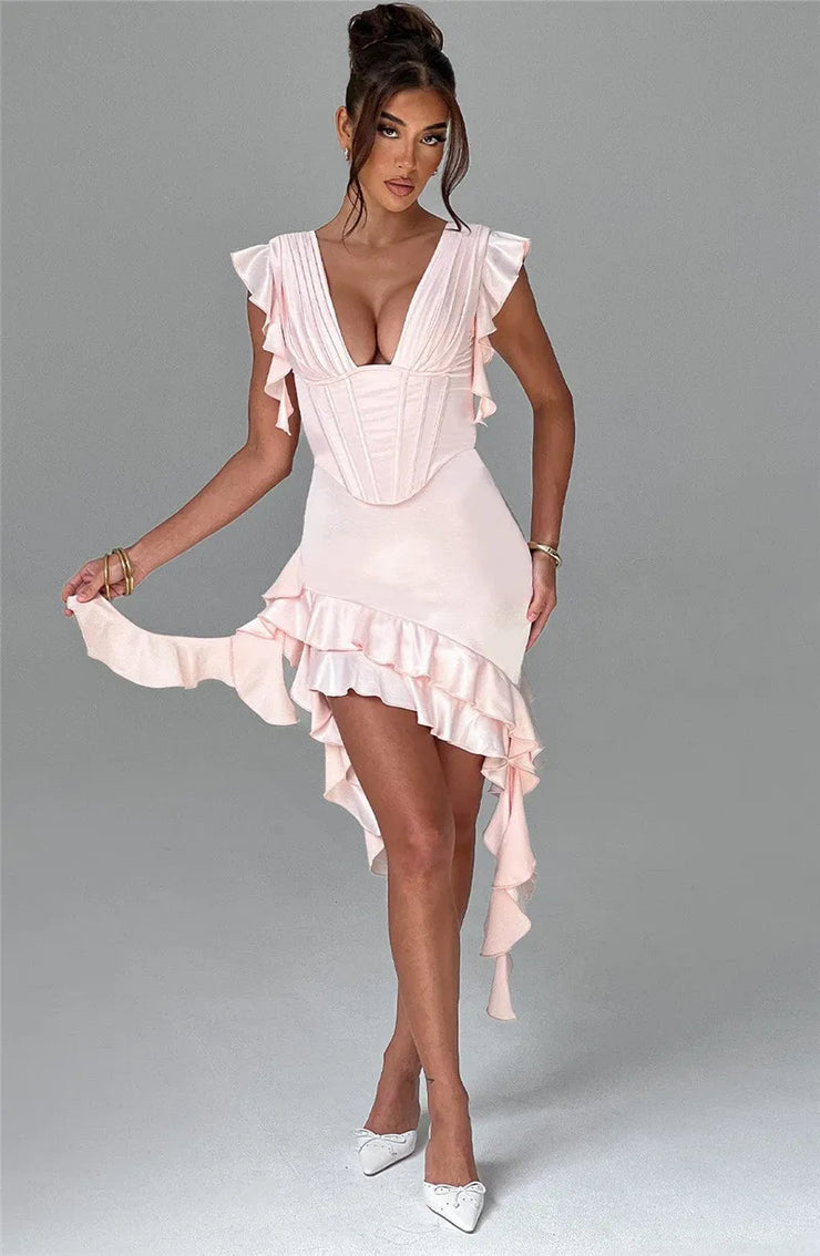 Flirty Ruffle Mozision Dress