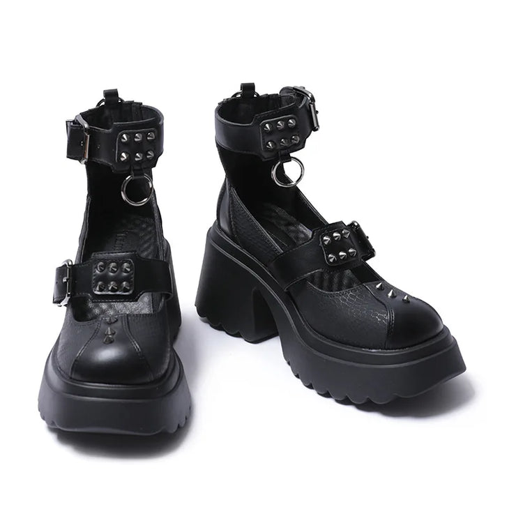 Gothic Chunky Heels