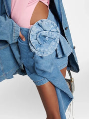 Gala Chic Denim Skirt