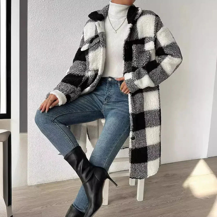 Lucia Plaid Coat