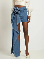 Gala Chic Denim Skirt