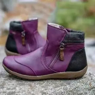 Flat Ankle Snow Boots