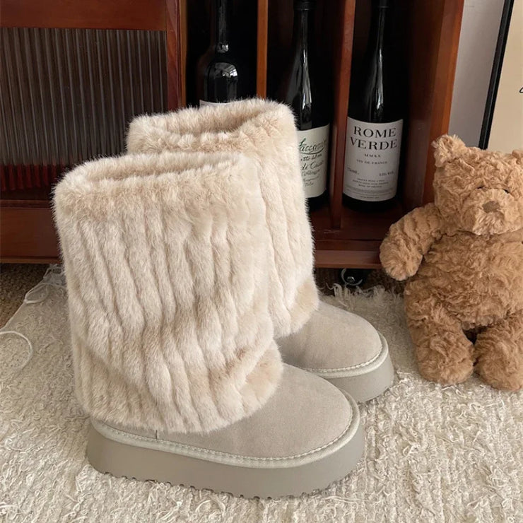 Women’s Fur-Lined Snow Boots