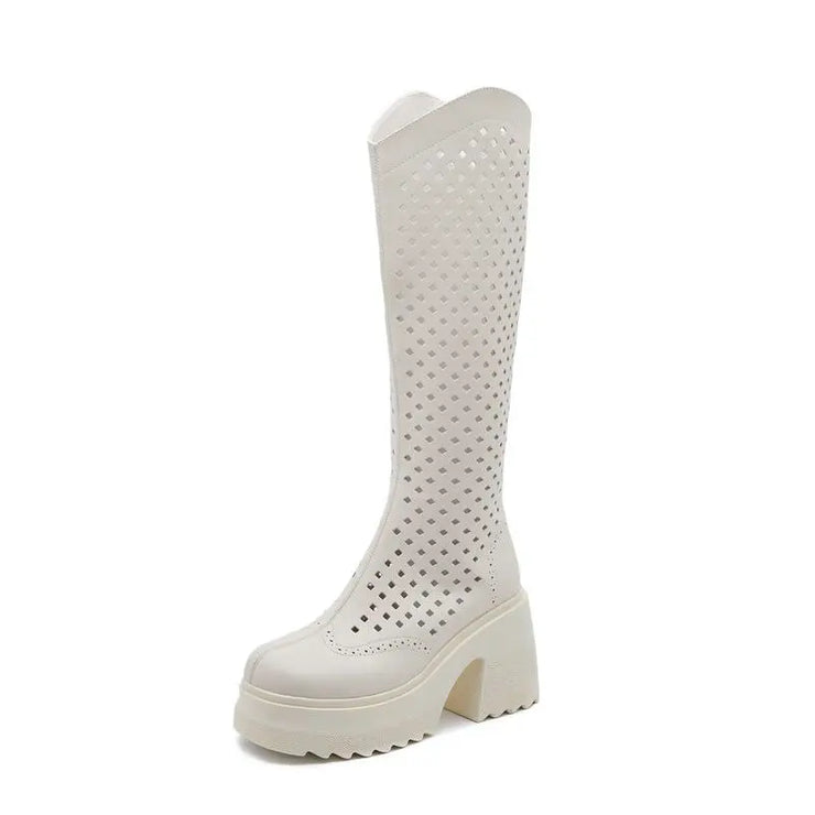 Air Mesh Platform Boots