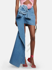 Gala Chic Denim Skirt