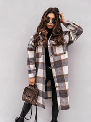 Bewbury Button Style Long Coat