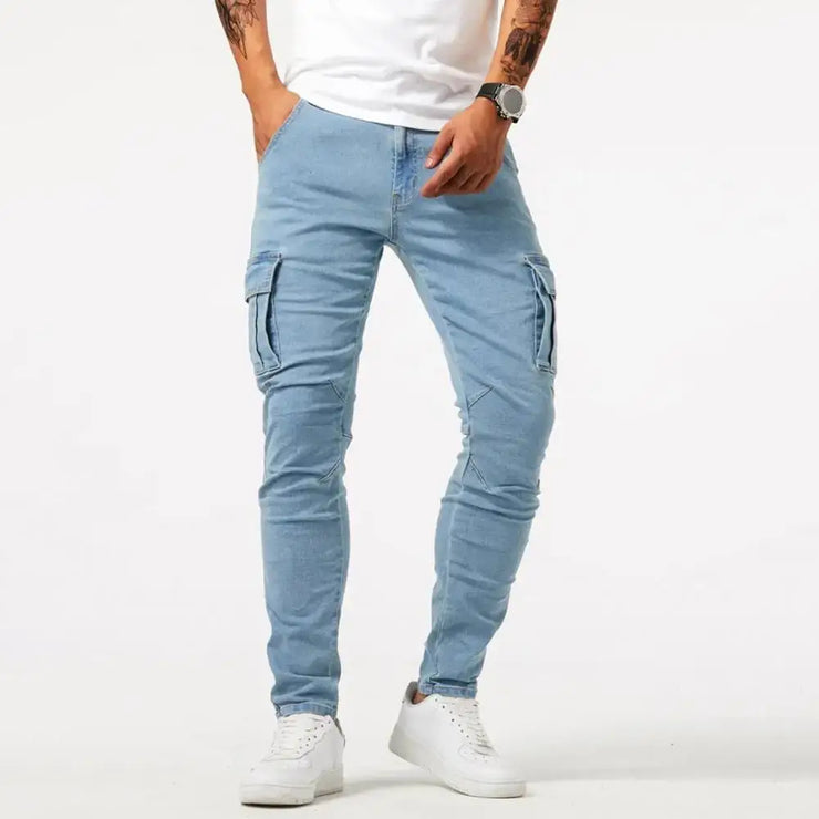 Vienna Denim Cargo Jeans