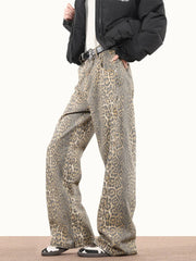 Ocelot Printed Jeans