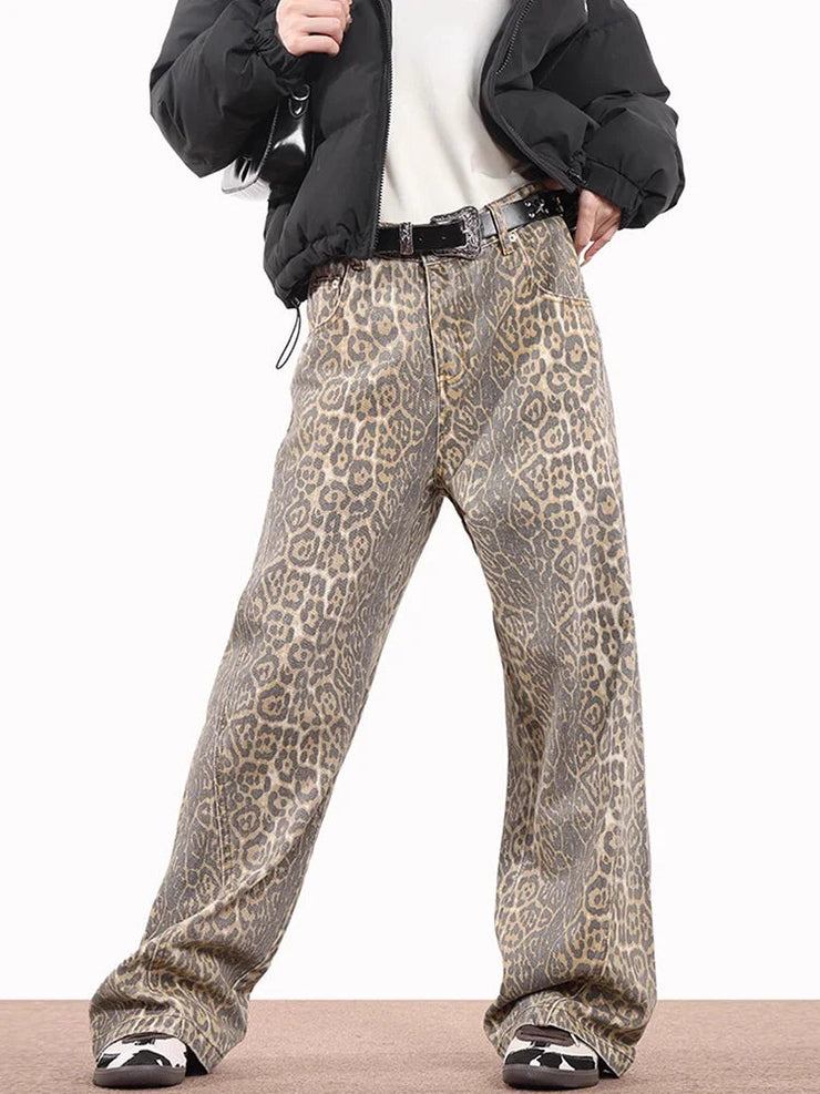 Ocelot Printed Jeans