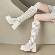 Air Mesh Platform Boots