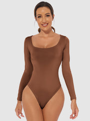 Long Sleeve Thong Bodysuit