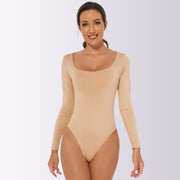 Long Sleeve Thong Bodysuit