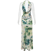 Peppermayo Exclusive - Elysia Mesh Maxi Dress - Rainforest