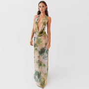 Peppermayo Exclusive - Elysia Mesh Maxi Dress - Rainforest